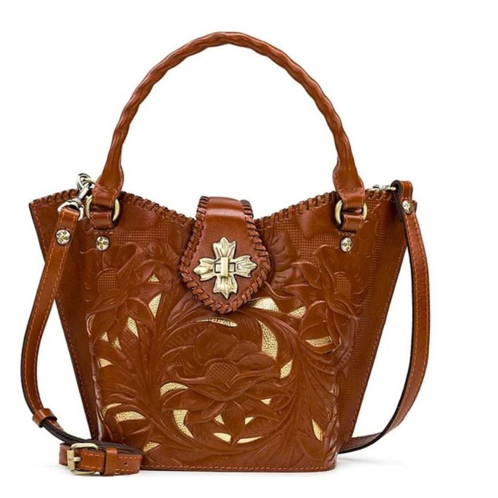 Patricia Nash Ninetta Tote Cutout Tooled NWT